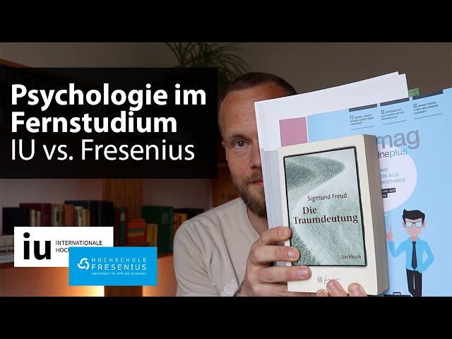 Fernstudium Psychologie: IU vs. Fresenius (+ Infos zu Psychotherapie) - Bachelor berufsbegleitend