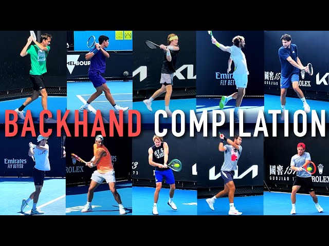 Backhand compilation | slow motion