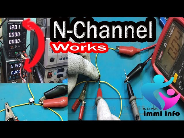How to work N channel mosfet in desktop motherboard | How to work mosfet