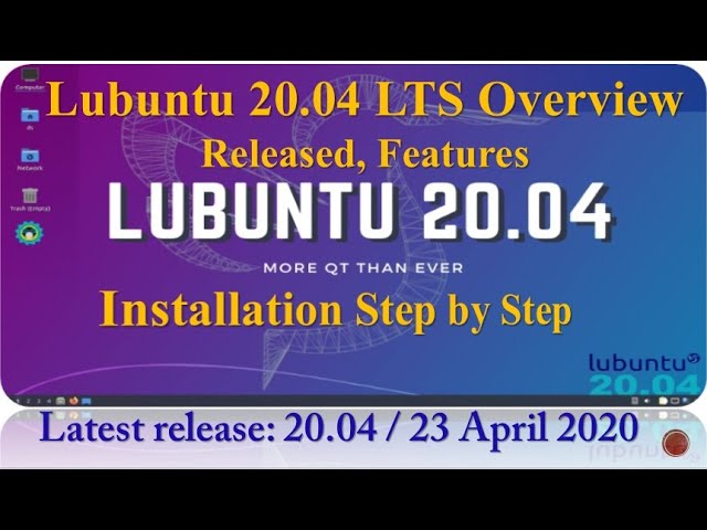 Lubuntu 20.04 LTS Overview Released, Features ! Installation Step by                            Step