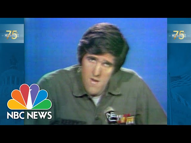 MTP75 Archives — Full Episode: John Kerry's 1971 Vietnam War Interview