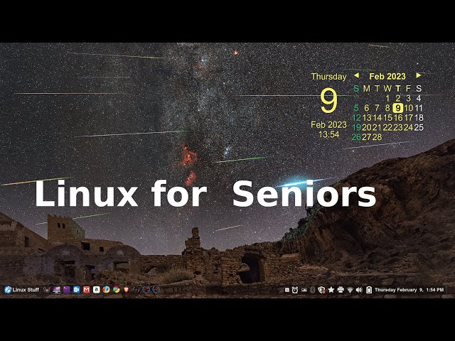 Welcome to Linux for Seniors.