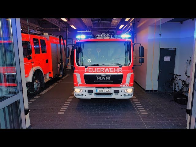 Die Freiwillige Feuerwehr Freiburg rückt aus