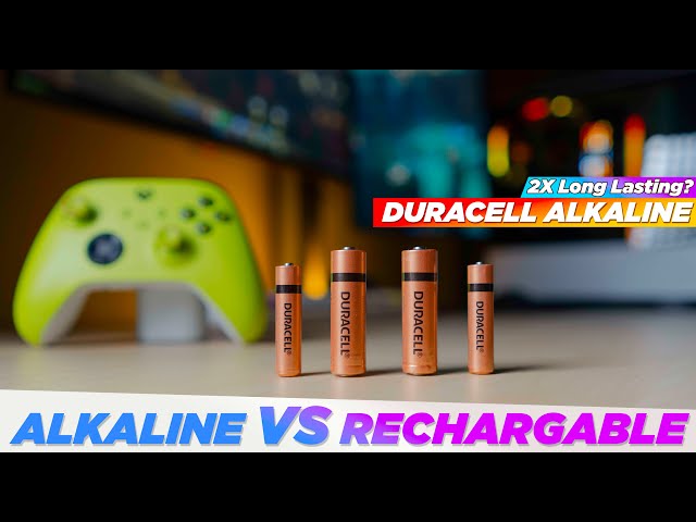 Alkaline VS Rechargable Battery Which is Best? - Duracell AA & AAA Alkaline 2x Long Lasting Battery