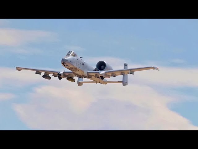 A-10 Thunderbolt II Test Cluster Bombs At NTTR
