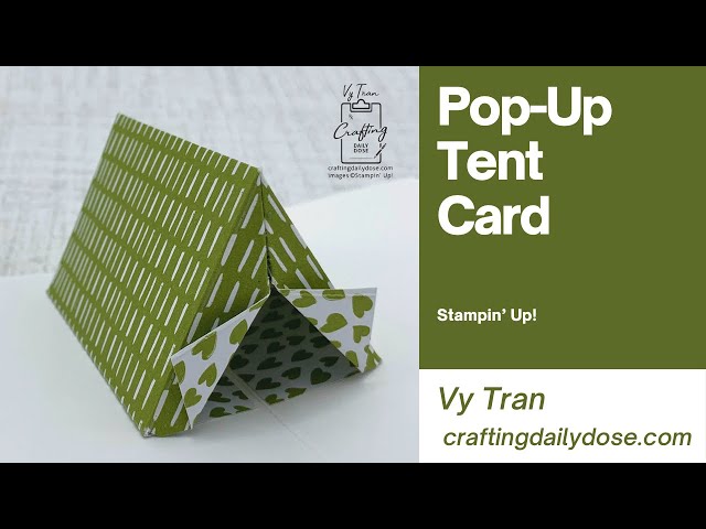 Stampin’ Up Zany Zoo | Pop-Up Tent Card