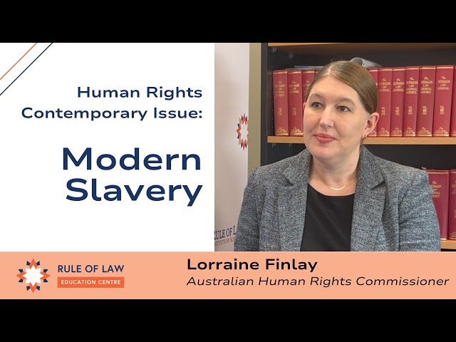 Human Rights and Modern Slavery