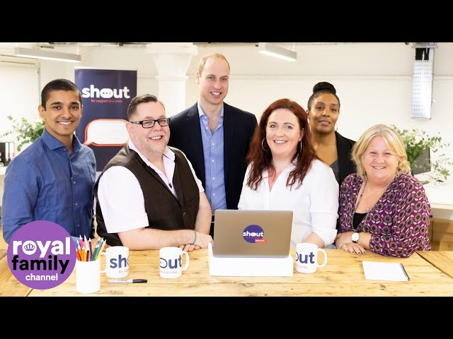 William, Kate, Harry and Meghan launch new text helpline ‘Shout’