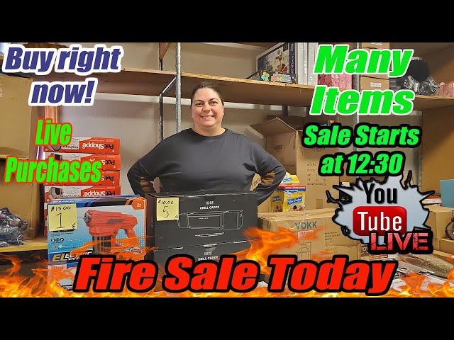 Live Fire Sale Many items at Discounted prices -  All Brand New