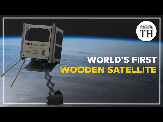 The world's first wooden satellite