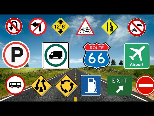 🚦 60 Important ROAD SIGNS That You Need To Know When Driving 🛣️