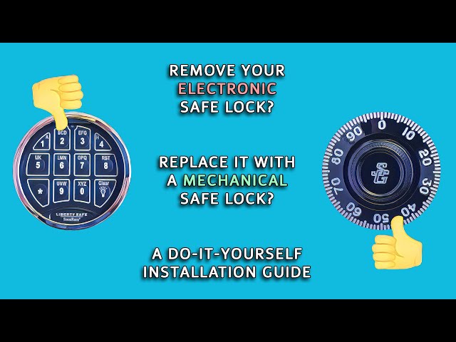 How To Swap Out an Electronic Safe Lock for a Mechanical Safe Lock