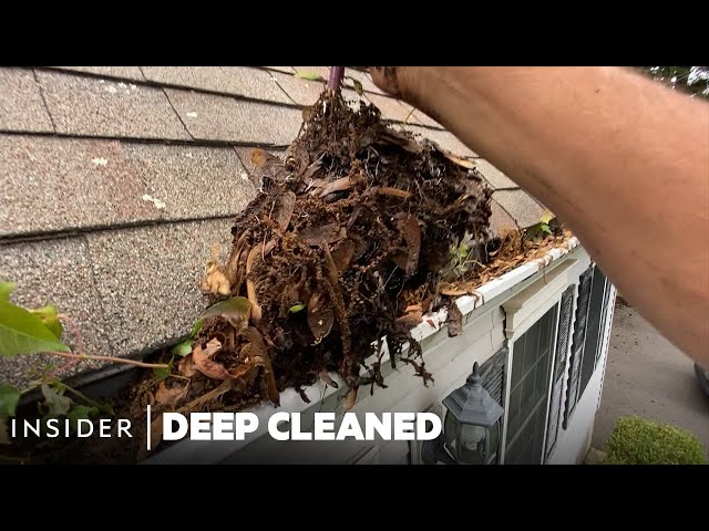 How Clogged Gutters Are Deep Cleaned | Deep Cleaned