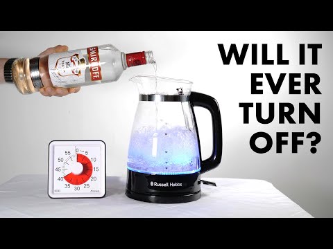 Will a Kettle Full Of Alcohol Stay On Forever?