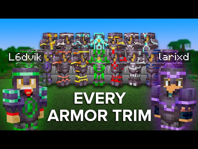 We Collected Every Armor Trim in Minecraft Survival