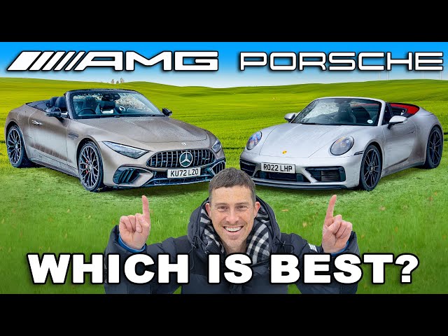 AMG SL55 vs Porsche 911 review!