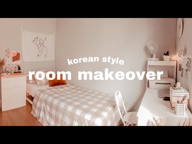 Korean style minimalist room makeover, shopee finds Indonesia