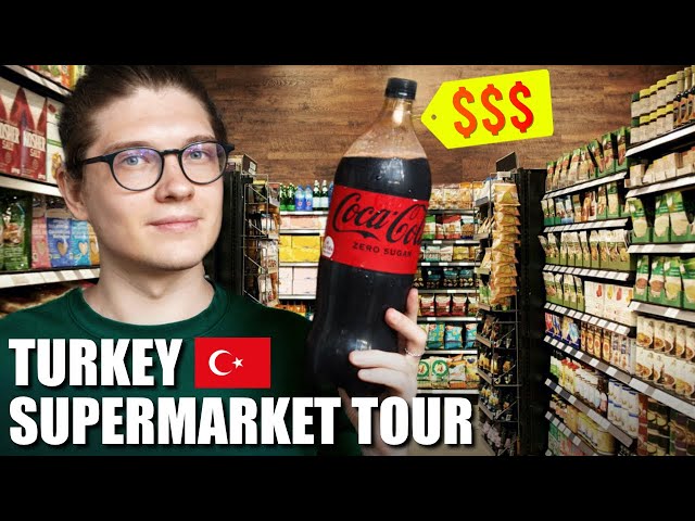 Turkish Supermarket Tour (Unique Groceries!)