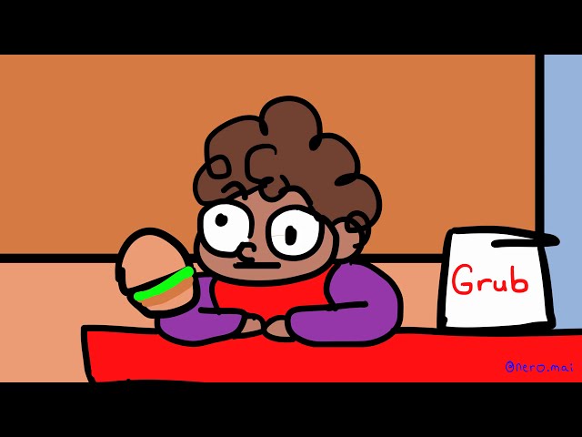 GrubHub Ad but they eat normally and its reanimated kinda