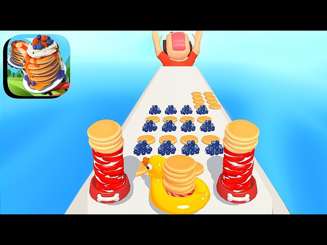 Pancake Run ​- All Levels Gameplay Android,ios (Levels 443-446)