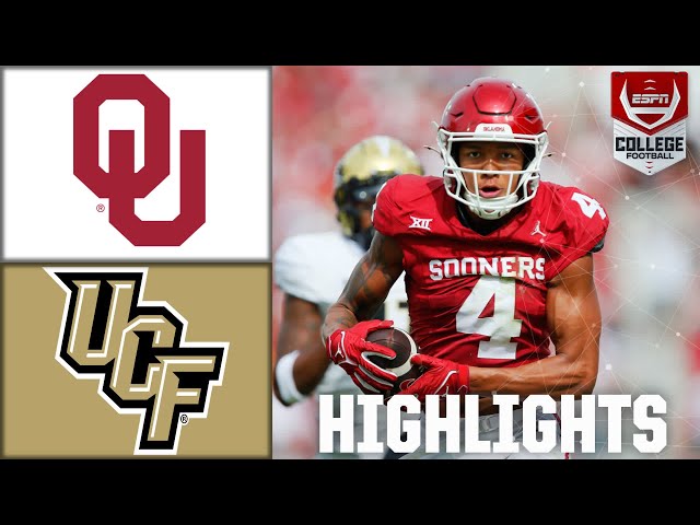 Oklahoma remains UNDEFEATED 😤 | Oklahoma Sooners vs. UCF Knights | Full Game Highlights
