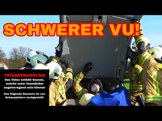 [SCHWERER VU] Einsatzfahrt+Einsatzübung der Freiwilligen Feuerwehr Mettingen