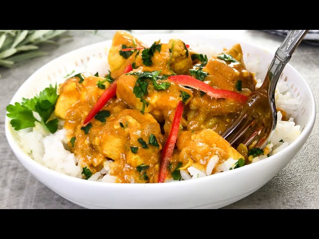 It's that easy! Creamy Chicken Curry just 2 minutes to prepare, just a few minutes to cook! # 105