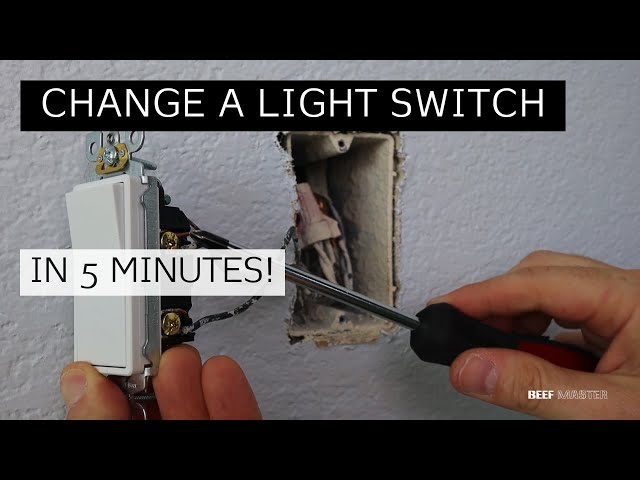 How To Change A Lightswitch