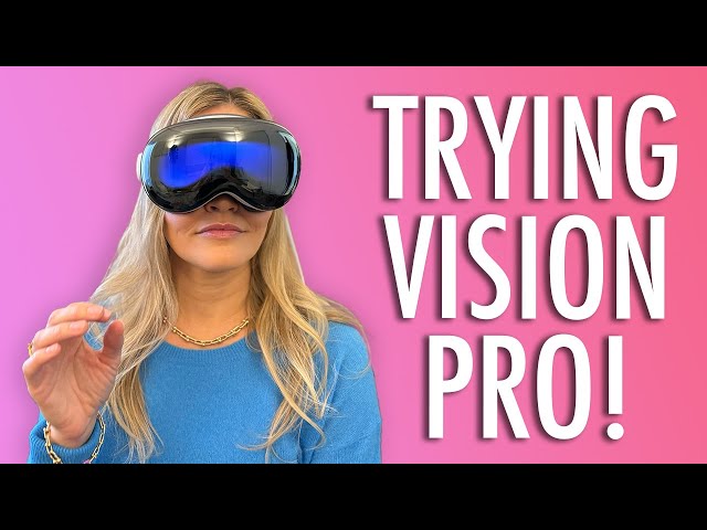 Trying Apple Vision Pro - What's it actually like? Q&A