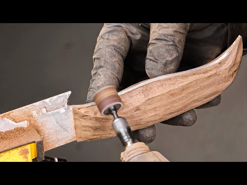 How to Turn Razor Blades into a Kitchen Knife | Remake Project