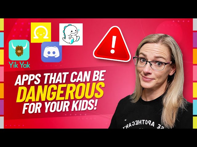 Apps that can be dangerous for your kids! Watch out for these!