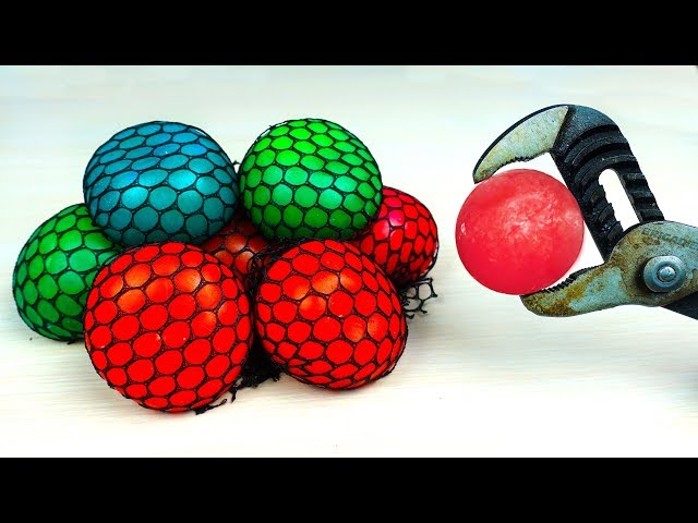 EXPERIMENT: Glowing 1000 Degree METAL BALL vs TOYS SLIME ANTISTRESS