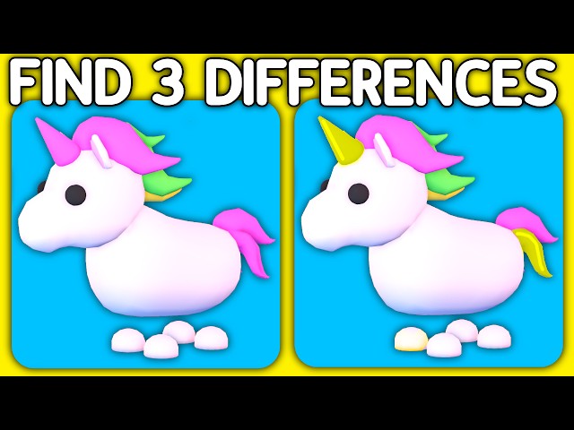 Adopt Me Spot The DIFFERENCE! Roblox