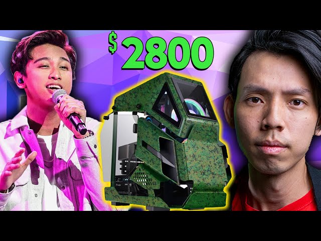 Disaster PC build with SPOP Star & Ah Boys to Men Actor!