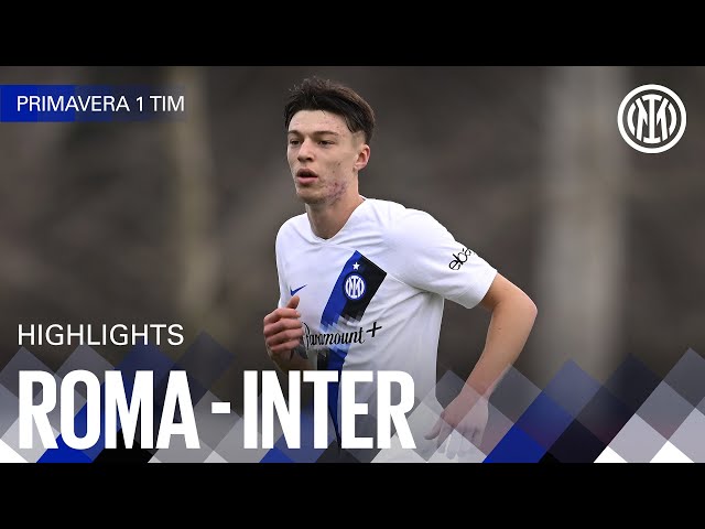 DRAW IN ROME 🤜🤛 | ROMA 1-1 INTER | U19 HIGHLIGHTS | CAMPIONATO PRIMAVERA 1 23/24 ⚽⚫🔵