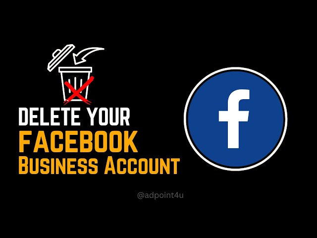 Delete your Business Account in Meta Business Manager