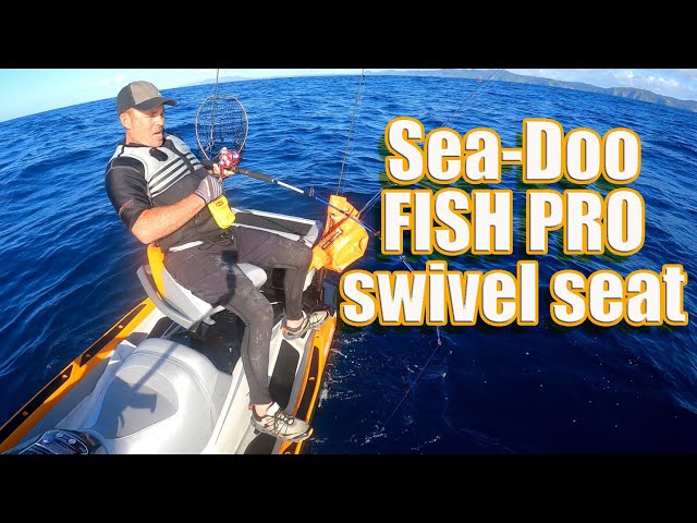 Sea-Doo FISHPRO fishing with the swivel seat for big fish!