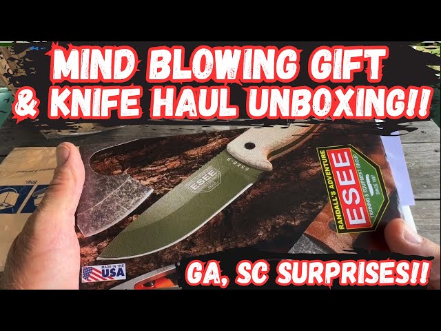 Mind-Blowing Gift and Knife Haul Unboxing!