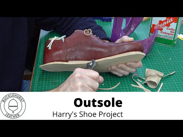 Pt. 16  Shoemaking Attaching The Outsoles