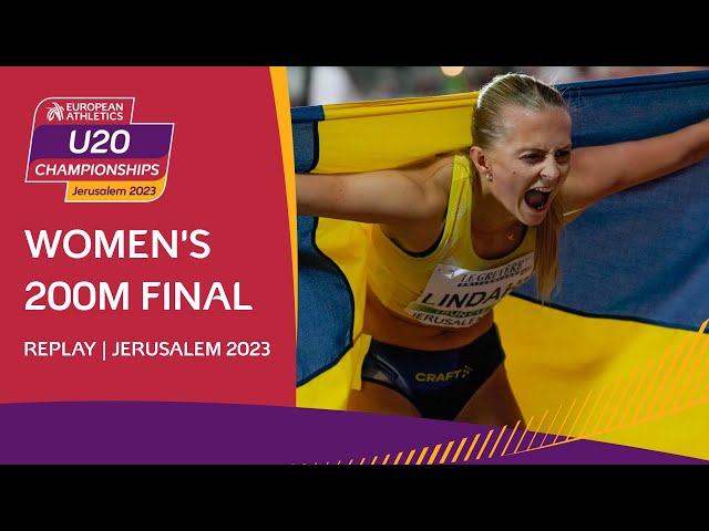 Lightning finish! ⚡ Women's 200m final | Jerusalem 2023