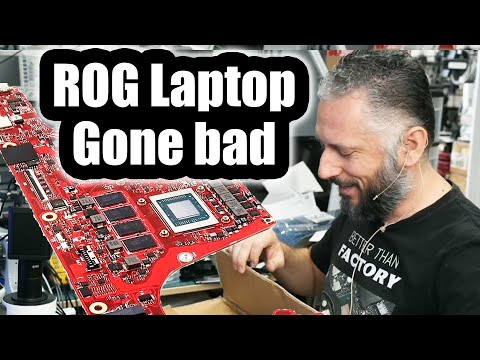 Asus ROG Gaming Laptop Repair - Teaching the board a lesson
