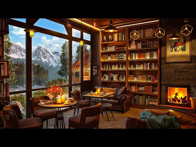 Cozy Coffee Shop Ambience with Smooth Jazz Music ☕ Relaxing Jazz Background Music for Study, Work