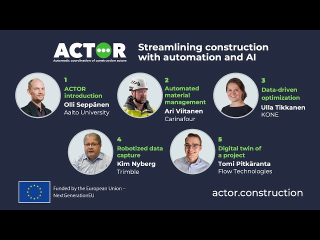 Streamlining Construction with Automation and AI