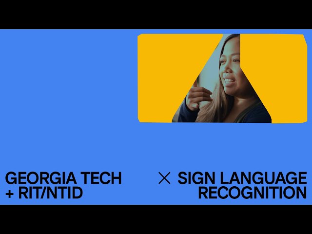Students x Sign Language Recognition  | Google Lab Sessions