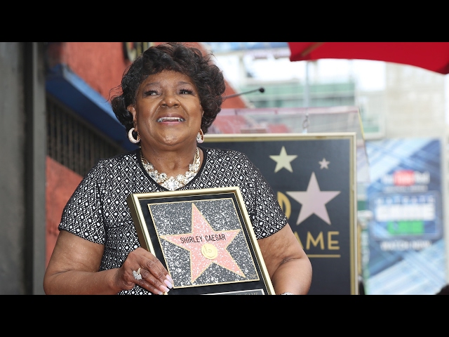 Shirley Caesar - Walk of Fame Ceremony