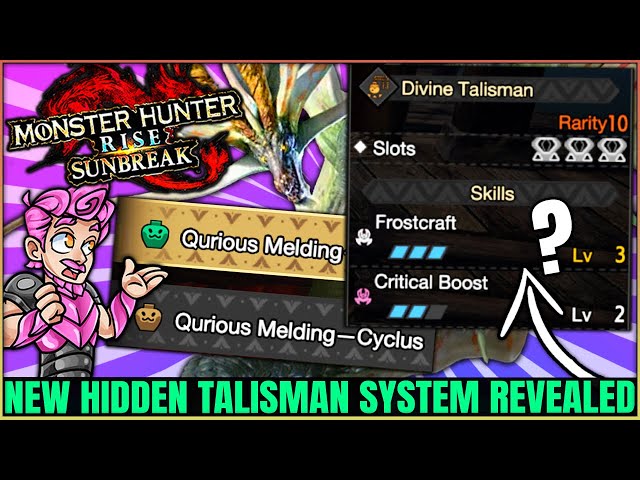 Best Qurios Melding Talisman Possible Confirmed - All Skills & More - Monster Hunter Rise Sunbreak!