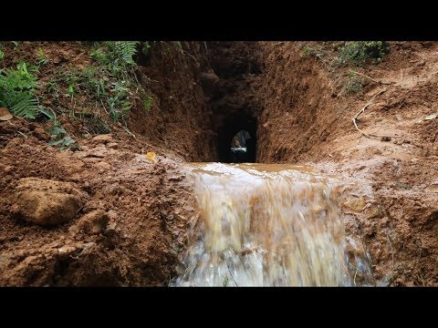 Primitive Technology: Drainage tunnel