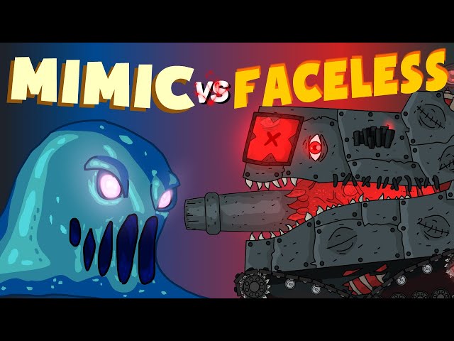 Gladiator battles : Mimic versus Faceless   Cartoons about tanks