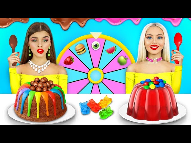 Jelly VS Chocolate Cake Decorating Challenge | Big Bottle Candy Drink Ideas by RATATA CHALLENGE