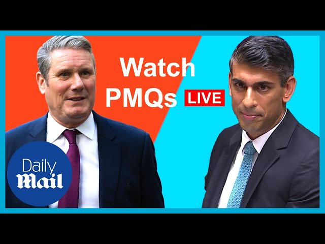 LIVE: PMQs today - British Prime Minister Sunak takes questions in parliament